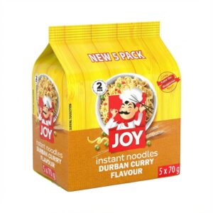 Joy Noodles Durban Curry Instant Noodles 5x70g Multipack