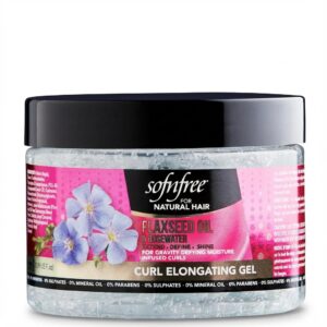 Sofn'free Flaxseed Oil & Rosewater Curl Elongating Gel 325ml