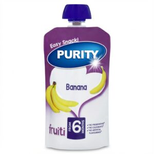 Purity Fruti Banana Puree Easy Snack From 6 Months
