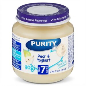 Purity Yogi Pear & Yoghurt Baby Food - Smooth & Complex (7+ Months, 125ml)