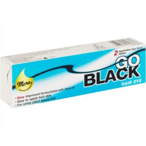 Meraz Go Black Permanent Hair Dye with Amla Oil, 50ml