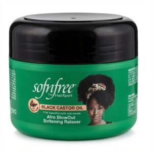 Sofn'Free The HairXpert Black Castor Oil Afro BlowOut Softening Relaxer