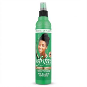 Sofn'free The HairXpert Black Castor Oil Anti-Dandruff Afro Hair Spray, 350ml