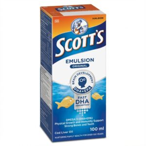 Scott's Emulsion Original Cod Liver Oil - Brain Development & Immunity (100ml)