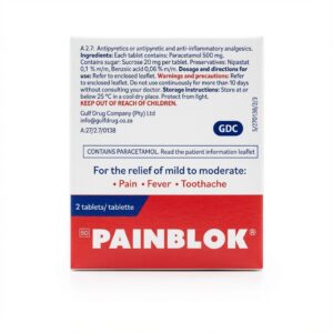 Painblok Paracetamol 500mg Tablets - 2 Pack