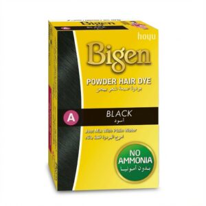 Bigen Powder Hair Dye Black - Ammonia Free