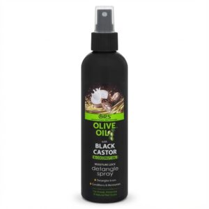 ORS Olive Oil Moisture Lock Detangle Spray with Black Castor & Coconut Oil, 250ml