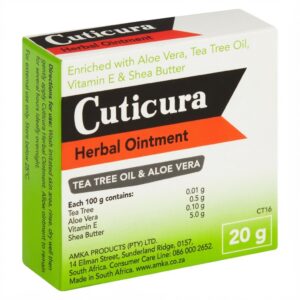 Cuticura Herbal Ointment with Tea Tree Oil & Aloe Vera, 20g