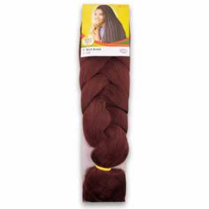 X-Pression Rich Braid Pre-Stretched Braiding Hair - #35 Copper/Auburn