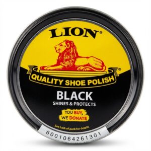 Lion Black Shoe Polish 50ml