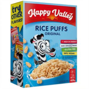 Happy Valley Original Rice Puffs Cereal 400g