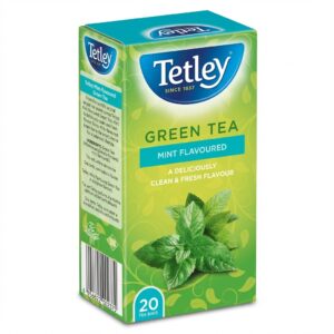 Tetley Green Tea Mint Flavour 20 Tea Bags, 30g