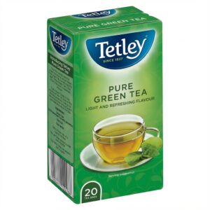 Tetley Pure Green Tea, 20 Tea Bags, 30g